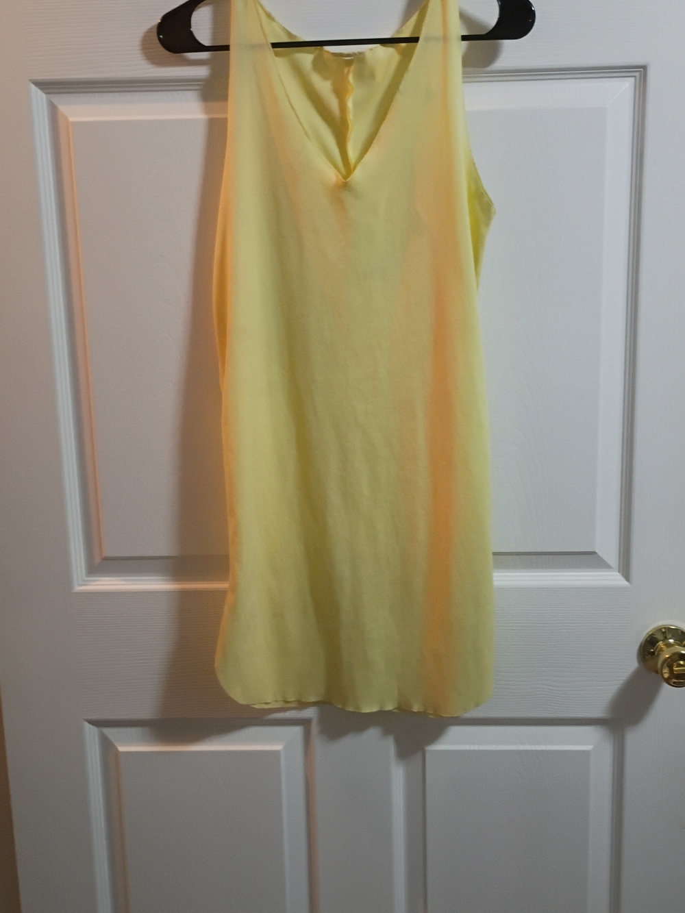 Rue21 Yellow Sleeveless V-Neck Mini Dress
